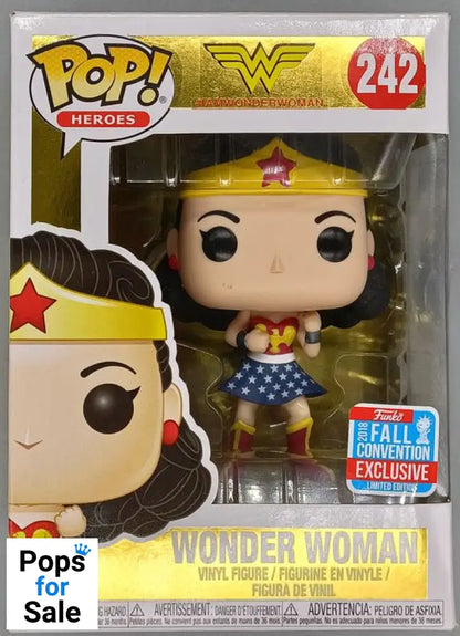 #242 Wonder Woman (First Appearance) - DC - 2018 Con Box Damaged Funko POP