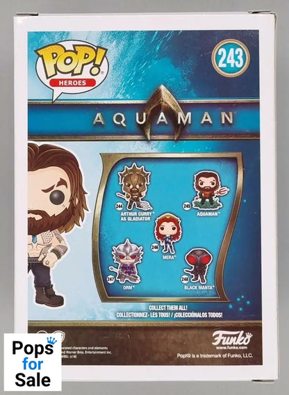 243 Arthur Curry (Shirtless) - DC - Aquaman - 2018 Con Exc Funko POP