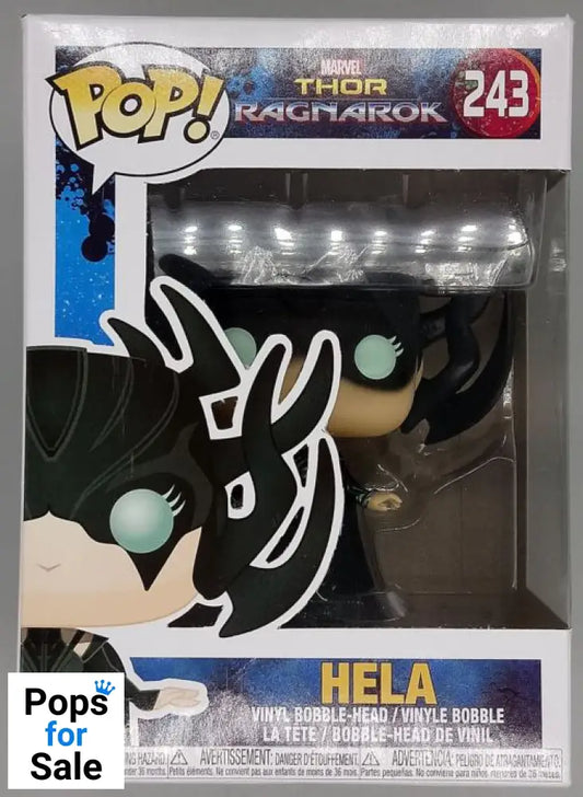 #243 Hela - Marvel Thor Ragnarok - Box Damaged Funko POP - PopsforSale.co.uk