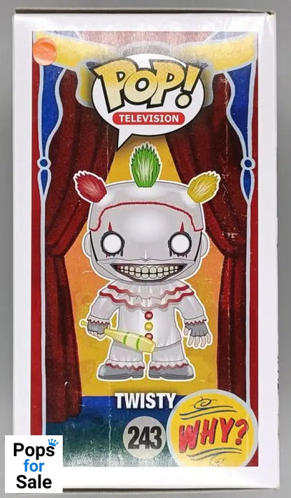 #243 Twisty - American Horror Story Freak Show - Box Damaged Funko POP - PopsforSale.co.uk