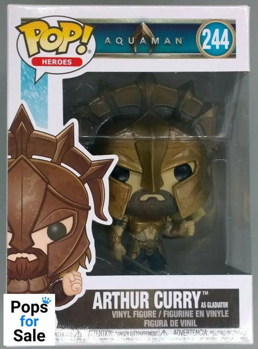 #244 Arthur Curry (as Gladiator) DC Aquaman - Box Damaged Funko POP