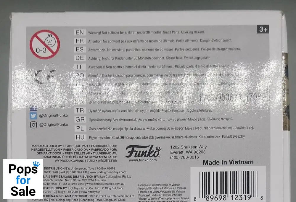 244 Lumiere - Disney Beauty And The Beast - Funko POP - Box Damaged