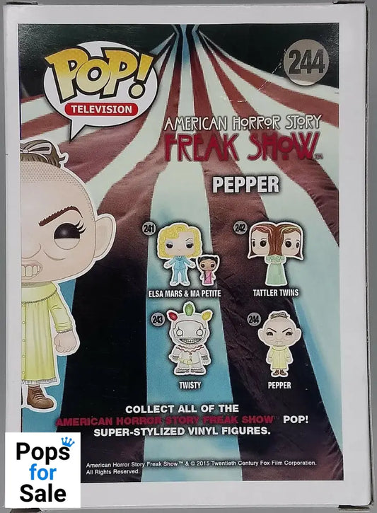 244 Pepper - American Horror Story Freak Show - Funko POP - Box Damaged