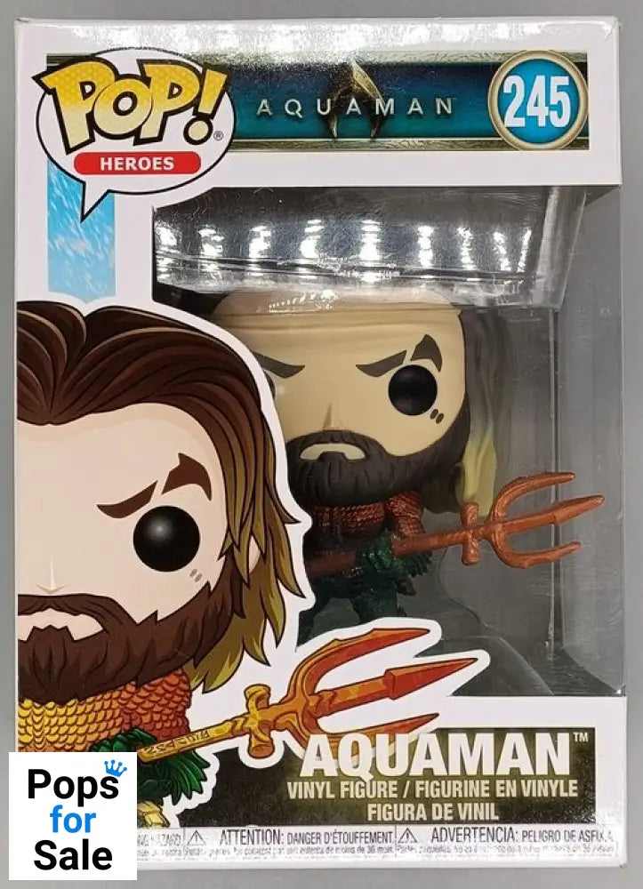 #245 Aquaman - DC Aquaman - Box Damaged Funko POP - PopsforSale.co.uk