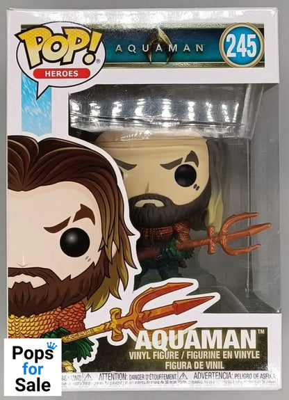 #245 Aquaman - DC Aquaman - Box Damaged Funko POP - PopsforSale.co.uk