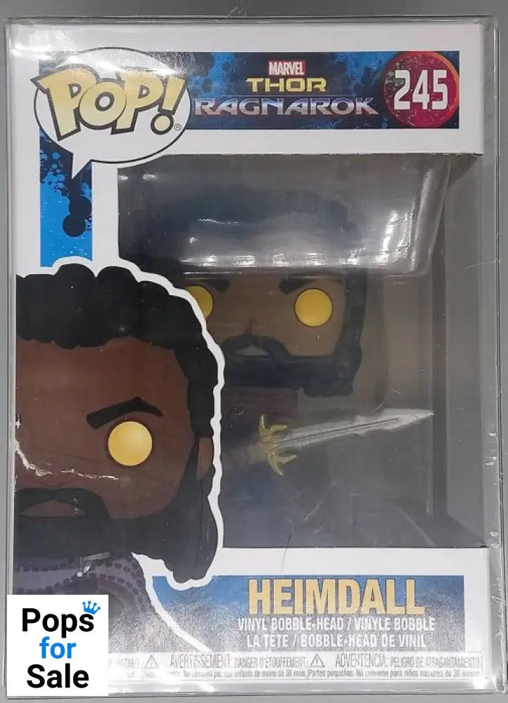 #245 Heimdall - Marvel Thor Ragnarok - Box Damaged Funko POP - PopsforSale.co.uk