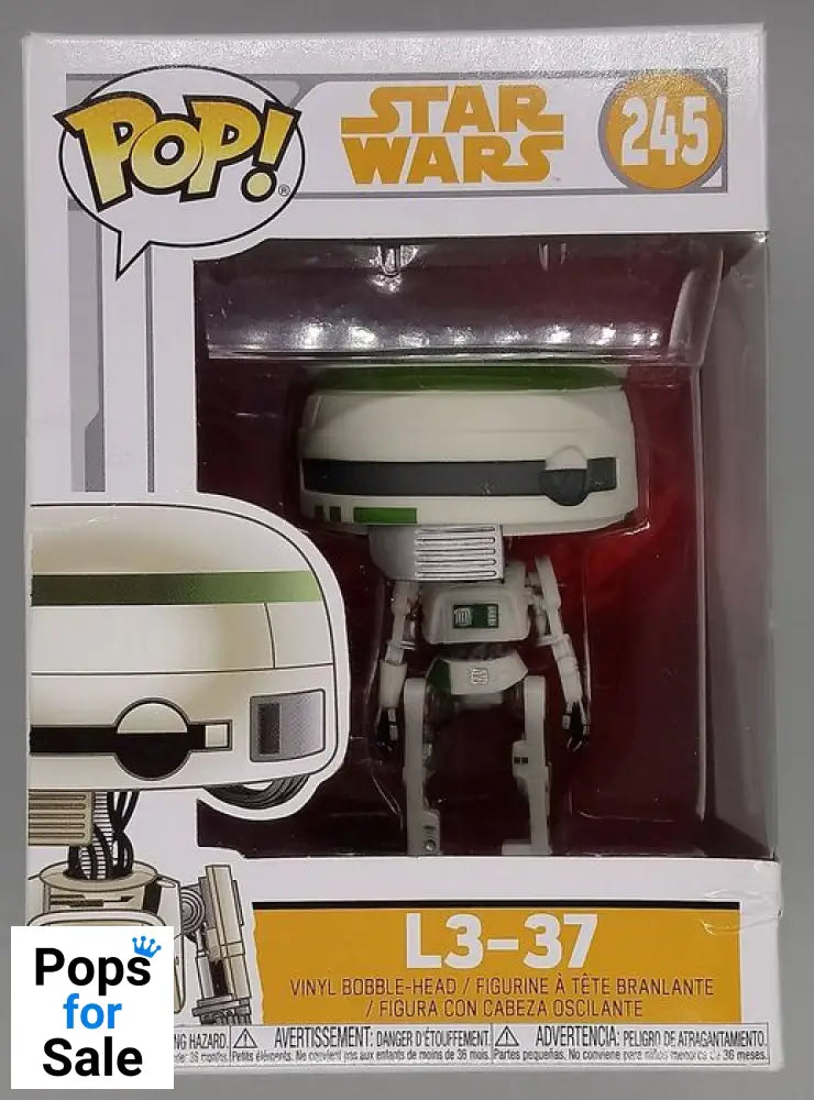 #245 L3-37 - Star Wars - Solo - Box Damaged Funko POP - PopsforSale.co.uk