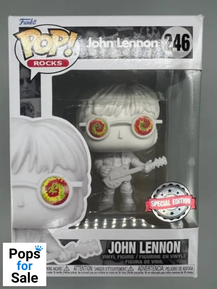 #246 John Lennon (w/ Psychedelic Shades) Rocks Funko POP - PopsforSale.co.uk