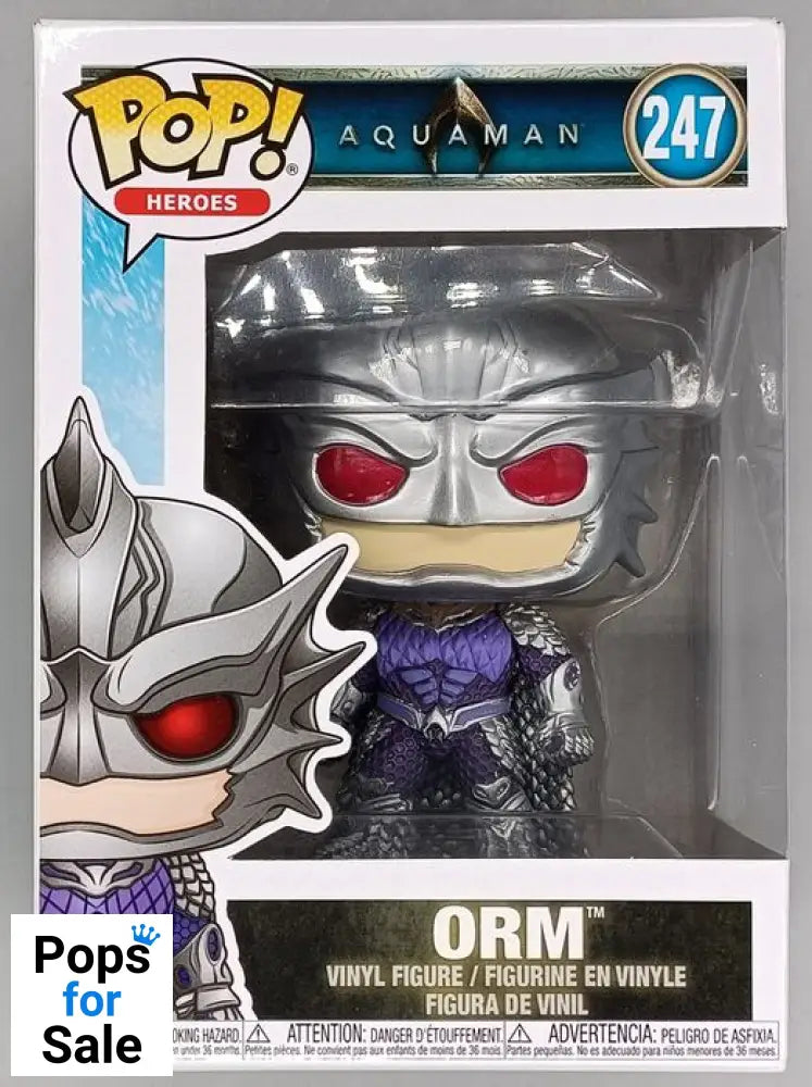 #247 Orm - DC Aquaman - Box Damaged Funko POP