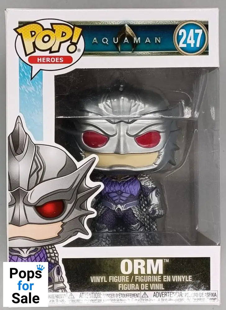 #247 Orm - DC Aquaman Funko POP - PopsforSale.co.uk