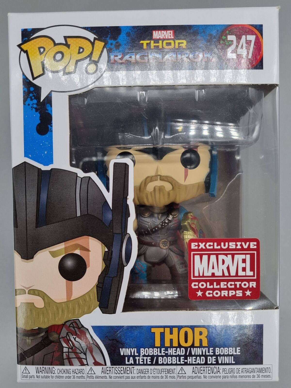 #247 Thor (Gladiator) Marvel Collector Corps - Thor Ragnarok Funko POP - PopsforSale.co.uk