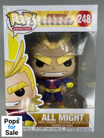 #248 All Might - My Hero Academia MHA - Box Damaged Funko POP