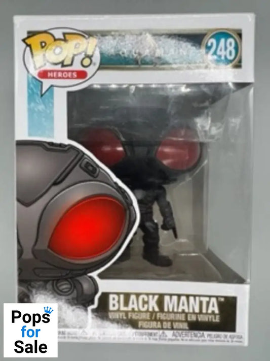 248 Black Manta - DC Aquaman - Box Damaged Funko POP