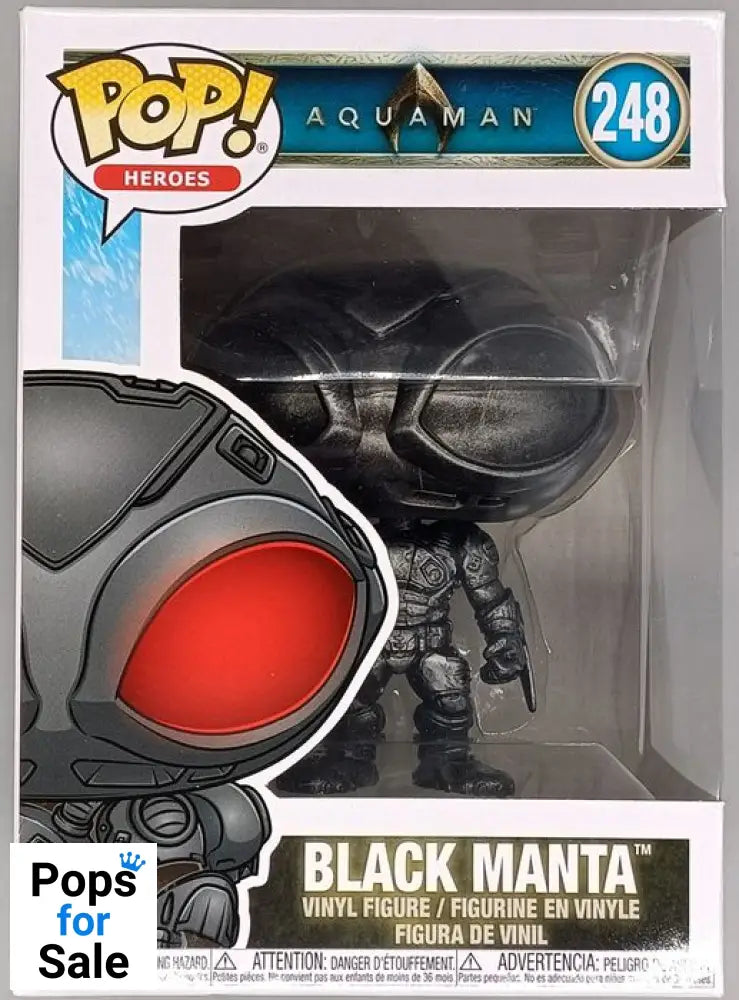 #248 Black Manta (Black) - DC Aquaman Funko POP