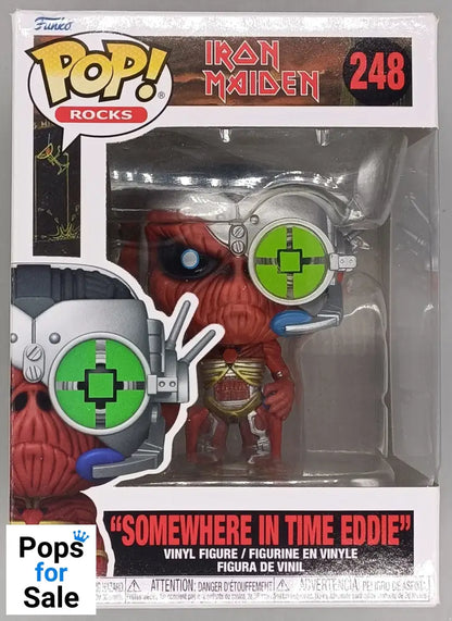248 Somewhere in Time Eddie - Iron Maiden - Funko POP - Box Damaged