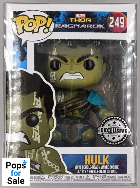 #249 Hulk (No Helmet) - Marvel Thor Ragnarok Funko POP - PopsforSale.co.uk