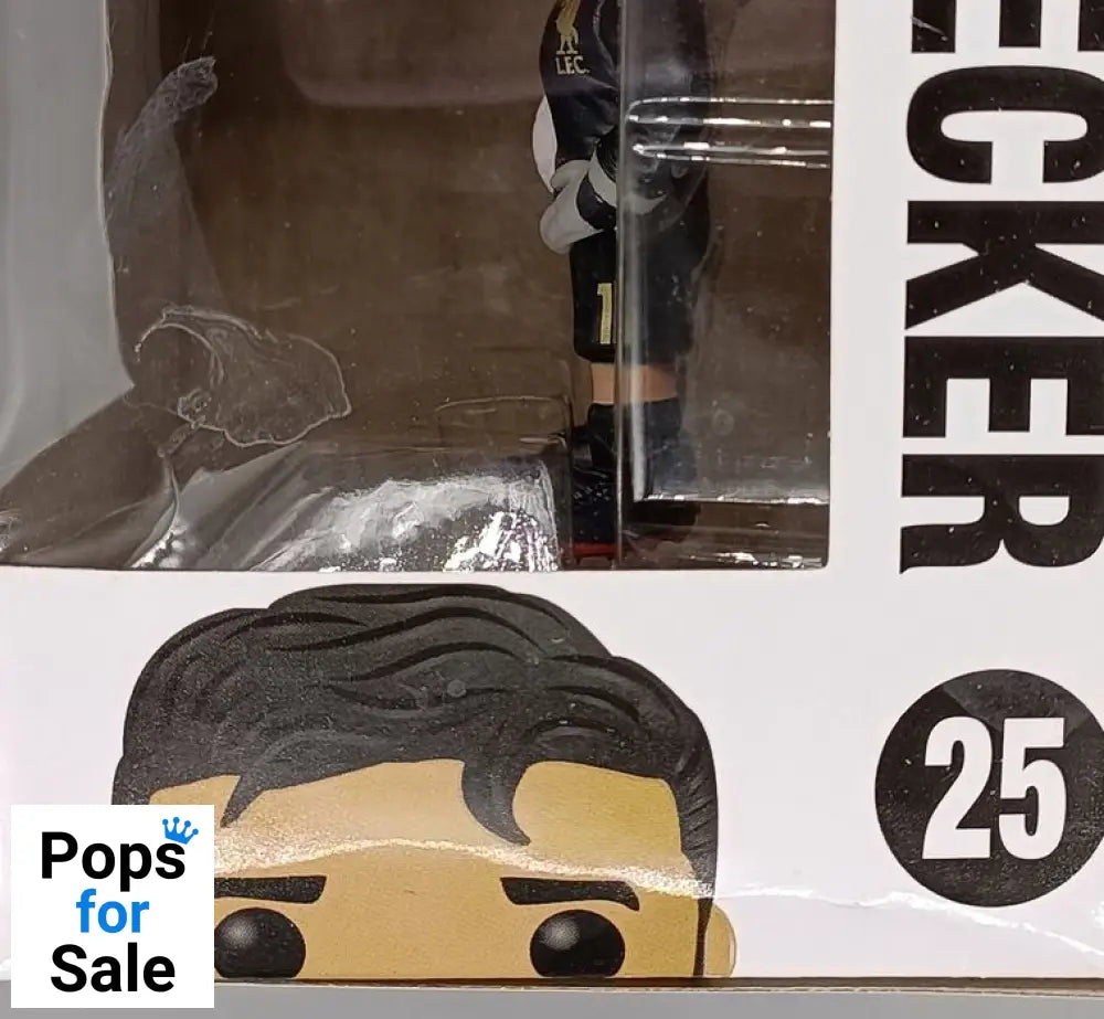 #25 Alisson Becker - Liverpool FC - Box Damaged Funko POP - PopsforSale.co.uk