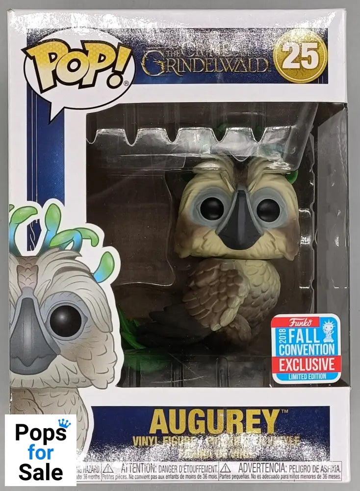 #25 Augurey - Fantastic Beasts - 2018 Con - Box Damaged Funko POP - PopsforSale.co.uk