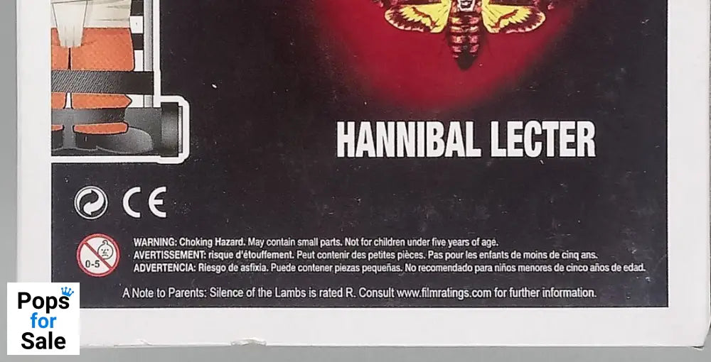 #25 Hannibal Lecter - The Silence of the Lambs Horror - Box Damaged Funko POP
