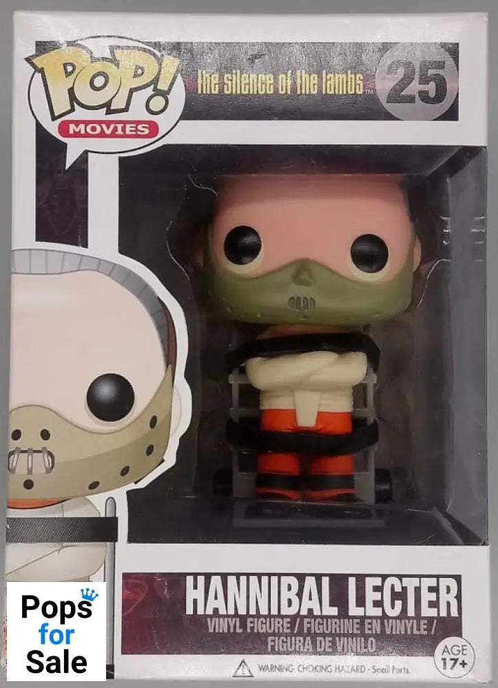 #25 Hannibal Lecter - The Silence of the Lambs Horror - Box Damaged Funko POP
