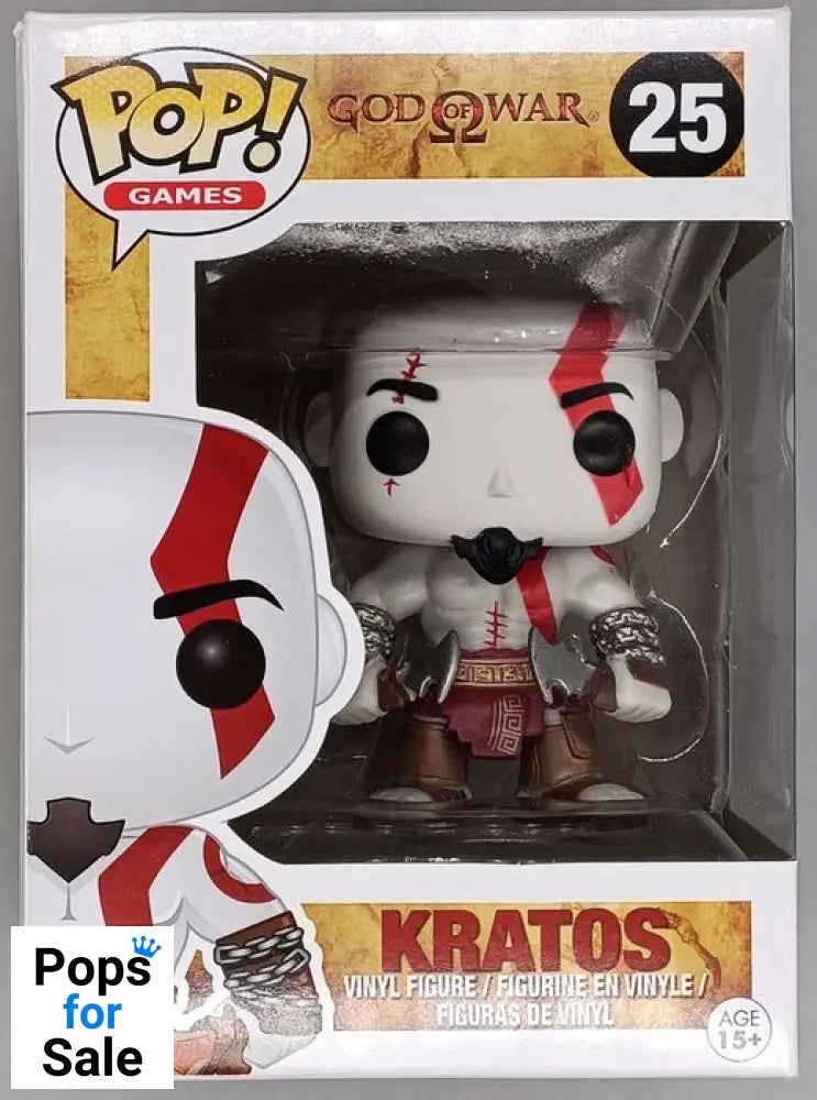 25 Kratos - God of War - Box Damaged Funko POP