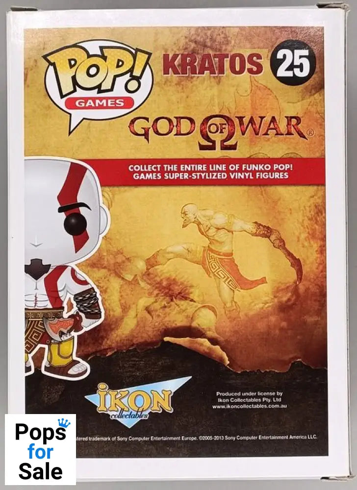 25 Kratos - God of War - Box Damaged Funko POP