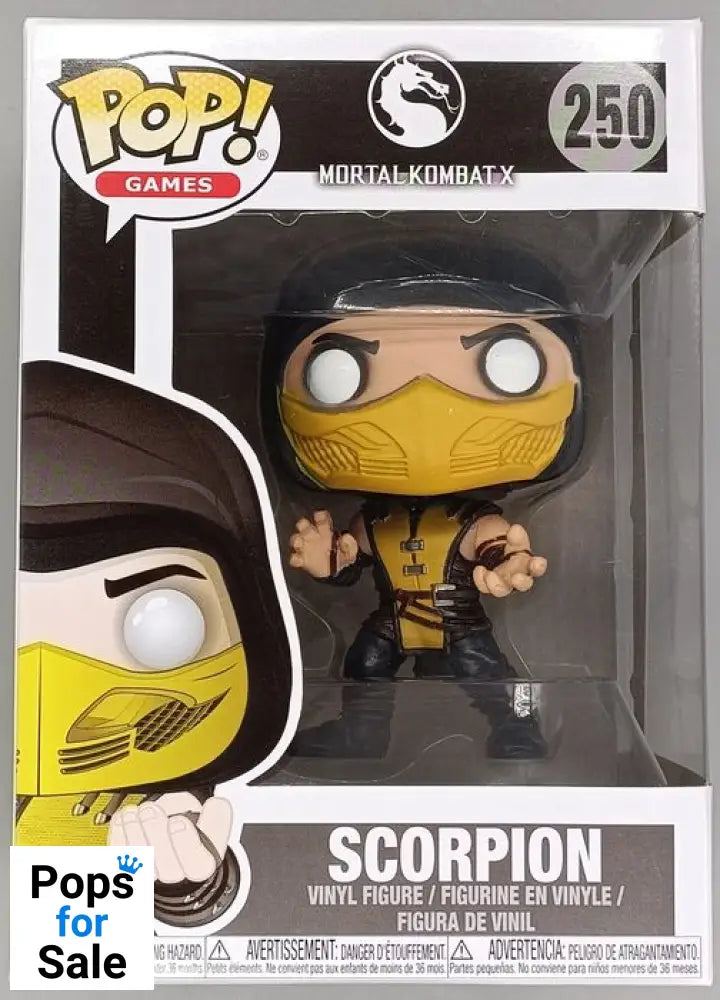 250 Scorpion - Mortal Kombat X Funko POP