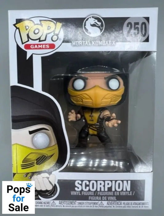 250 Scorpion - Mortal Kombat X - Funko POP - Box Damaged