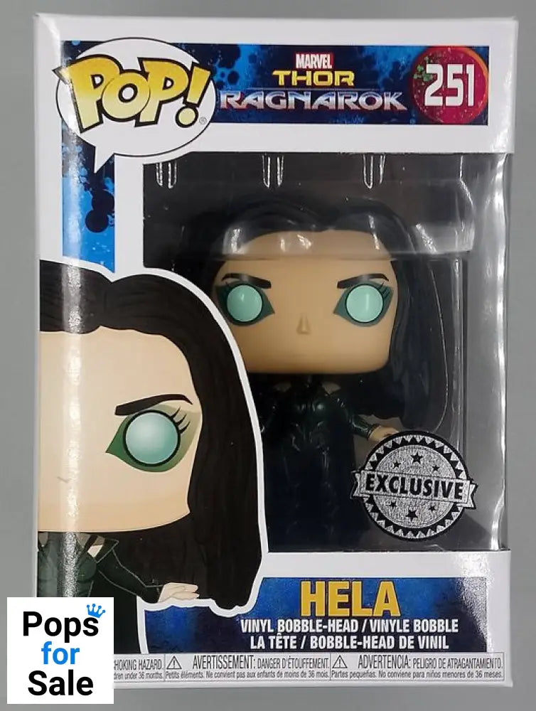 #251 Hela (Unmasked) - Thor Ragnarok Funko POP