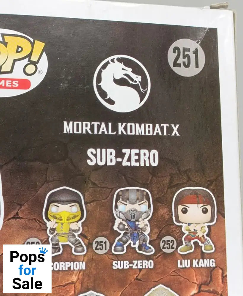 251 Sub-Zero - Mortal Kombat - Funko POP - Box Damaged