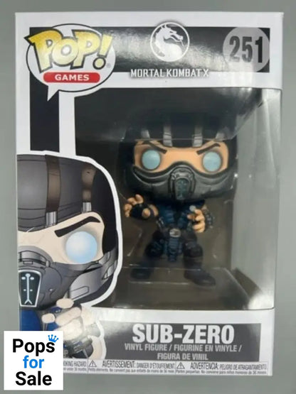 251 Sub-Zero - Mortal Kombat - Funko POP - Box Damaged