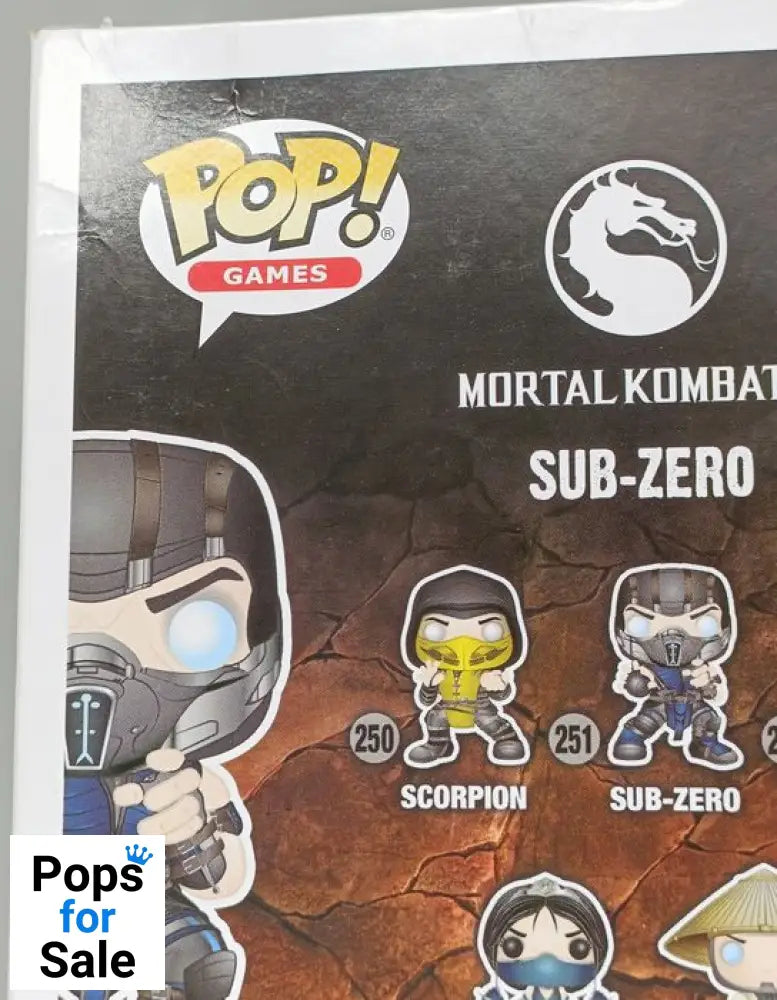 251 Sub-Zero - Mortal Kombat - Funko POP - Box Damaged