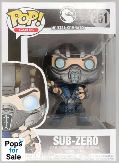 251 Sub-Zero - Mortal Kombat - Funko POP - Box Damaged