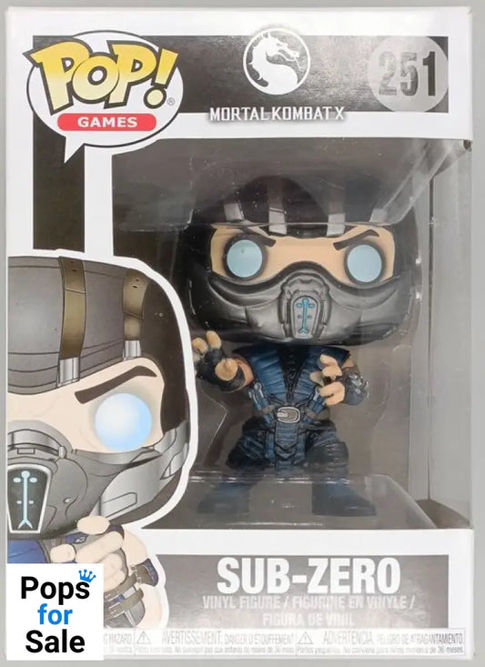 251 Sub-Zero - Mortal Kombat - Funko POP - Box Damaged