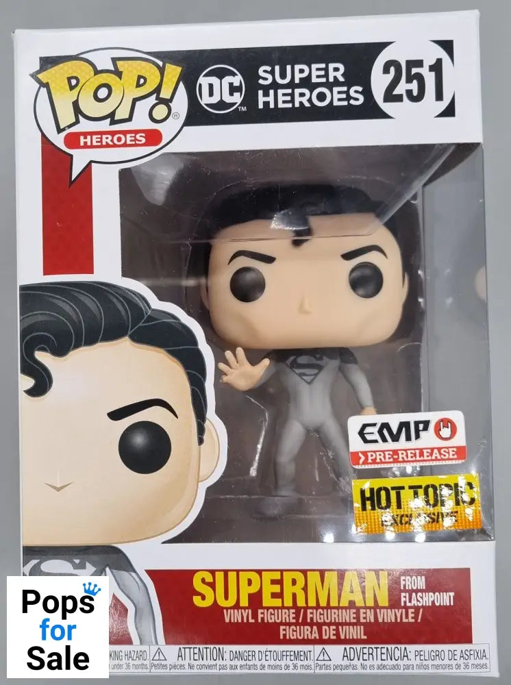 #251 Superman (from Flashpoint) - DC Super Heroes Funko POP - PopsforSale.co.uk