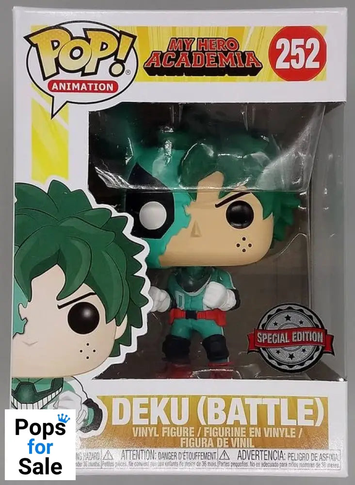 252 Deku (Battle) - My Hero Academia - Funko POP - Box Damaged