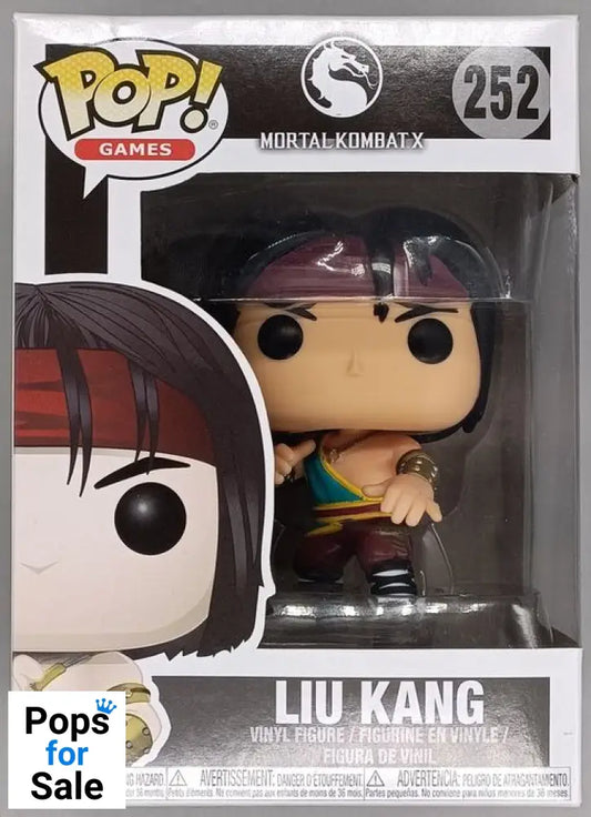 #252 Liu Kang - Mortal Kombat X - Box Damaged Funko POP - PopsforSale.co.uk