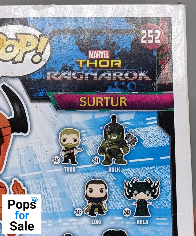 #252 Surtur - Marvel Thor Ragnarok - Box Damaged Funko POP - PopsforSale.co.uk