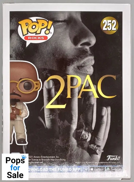 #252 Tupac Shakur (Loyal to the Game) - Rocks - 2Pac Box Damaged Funko POP