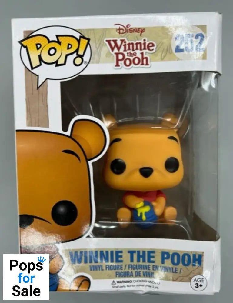 #252 Winnie the Pooh (Sitting) - Disney - Box Damaged Funko POP