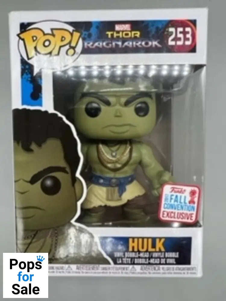 #253 Hulk (Casual) Marvel Thor Ragnorok 2017 Con Ex Box Damaged Funko POP