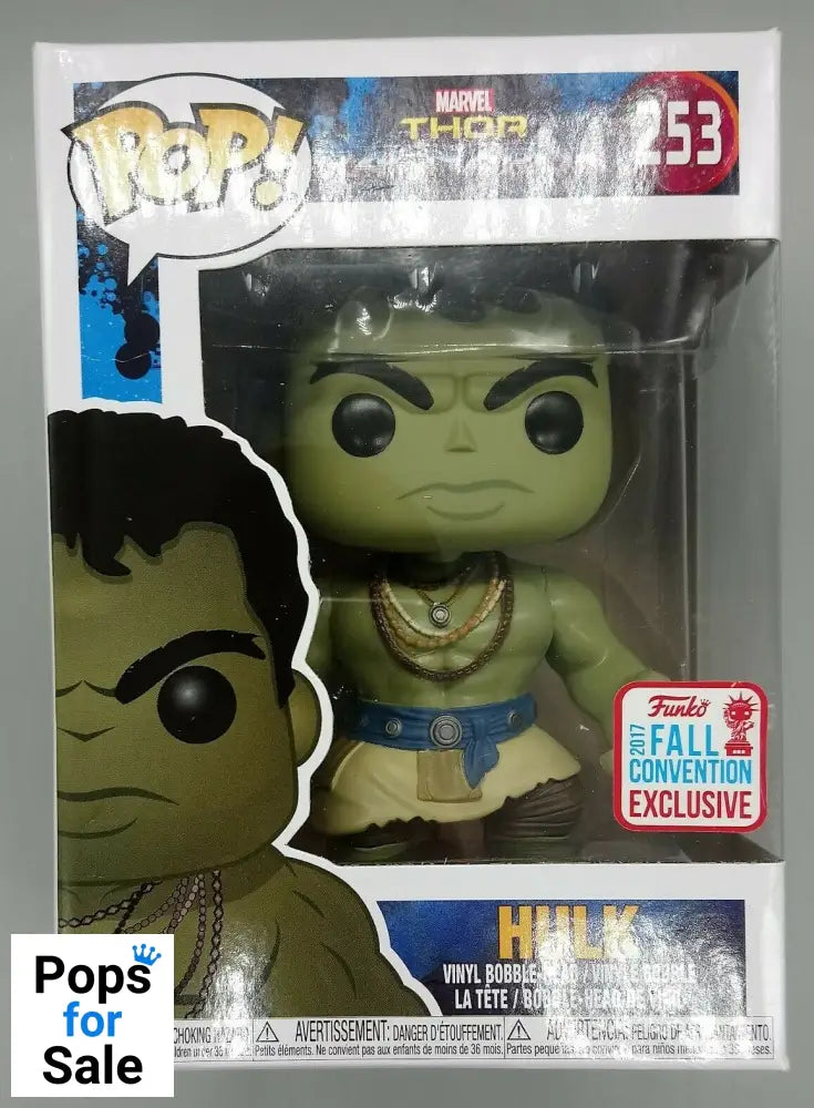 #253 Hulk (Casual) - Marvel Thor Ragnorok - 2017 Con Funko POP - PopsforSale.co.uk