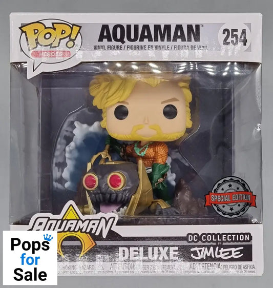 #254 Aquaman - Deluxe - DC Jim Lee Special Edition Funko POP - PopsforSale.co.uk