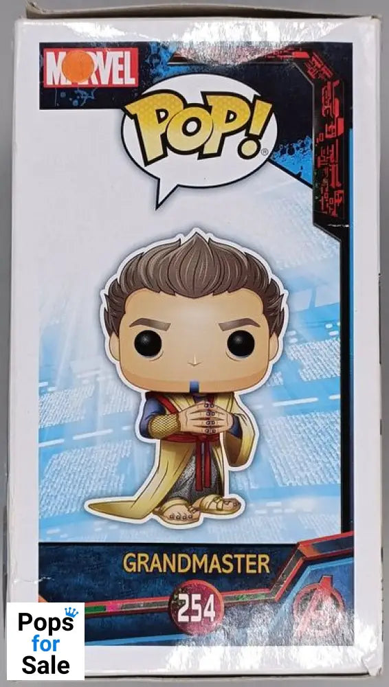 #254 Grandmaster - Marvel Thor Ragnorok 2017 Con Box Damaged Funko POP - PopsforSale.co.uk