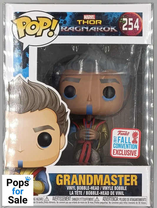 #254 Grandmaster - Marvel Thor Ragnorok - 2017 Con Funko POP - PopsforSale.co.uk