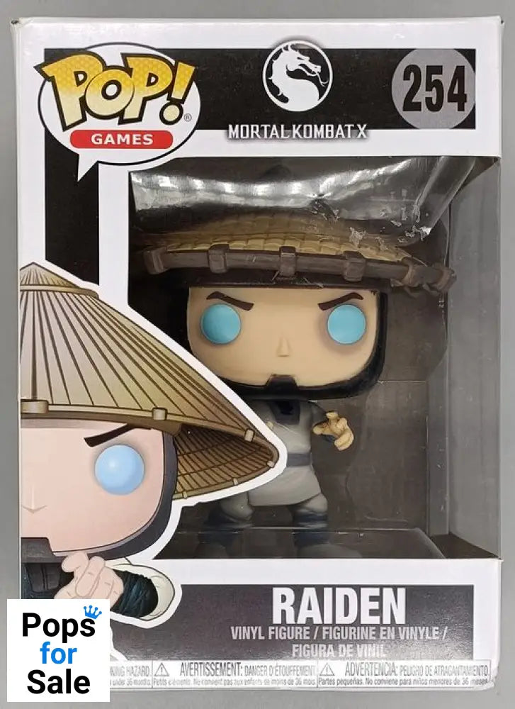 254 Raiden - Mortal Kombat X - Box Damaged Funko POP