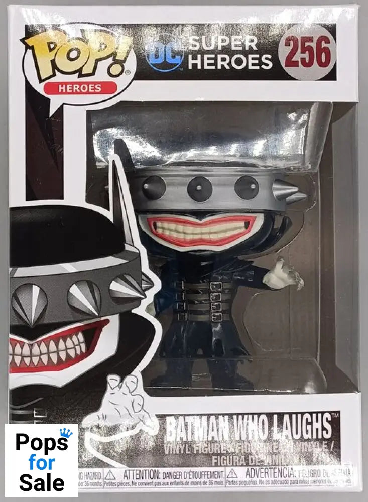 #256 Batman Who Laughs - DC Super Heroes - Box Damaged Funko POP - PopsforSale.co.uk