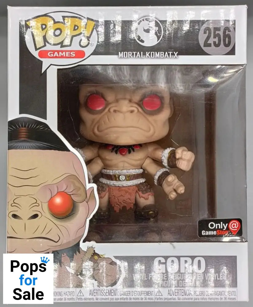 256 Goro - 6 Inch - Mortal Kombat X - Funko POP - Box Damaged