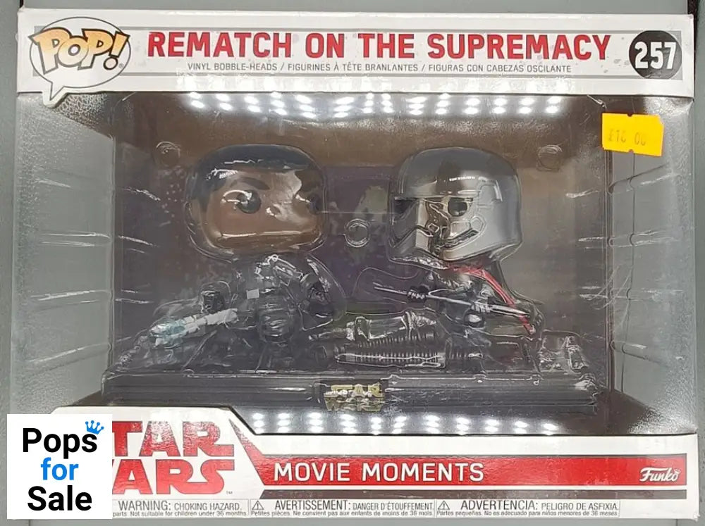 #257 Rematch on the Supremacy (Finn Captain Phasma) M Box Damaged Funko POP