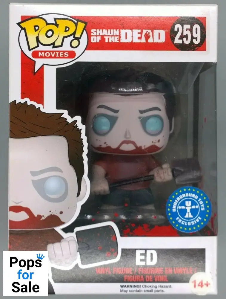 259 Ed (Zombie) - Shaun of the Dead - Funko POP - Box Damaged